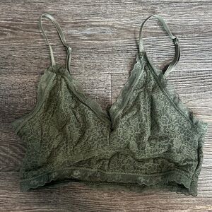 Abound Olive Lace Bralette